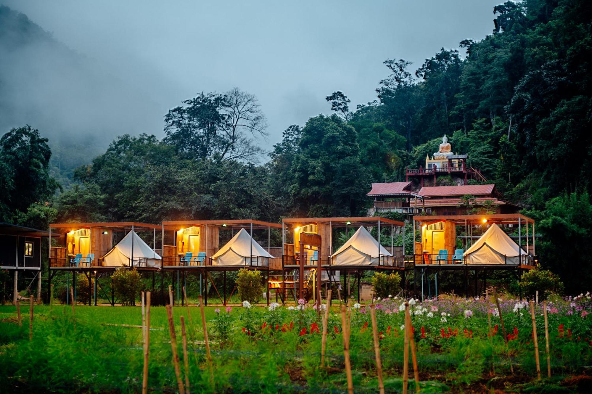 Hotel เนเจอร์วัลเล่ย์แคมป์ ปางมะผ้า Exterior foto