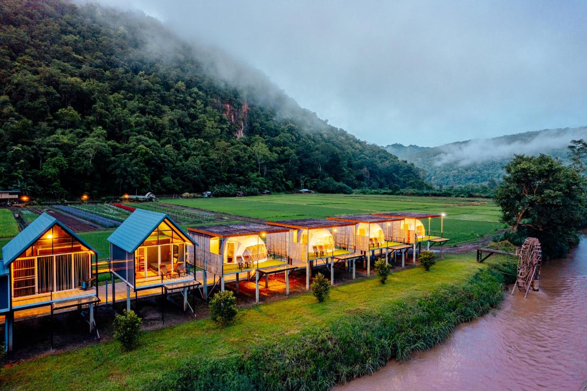 Hotel เนเจอร์วัลเล่ย์แคมป์ ปางมะผ้า Exterior foto