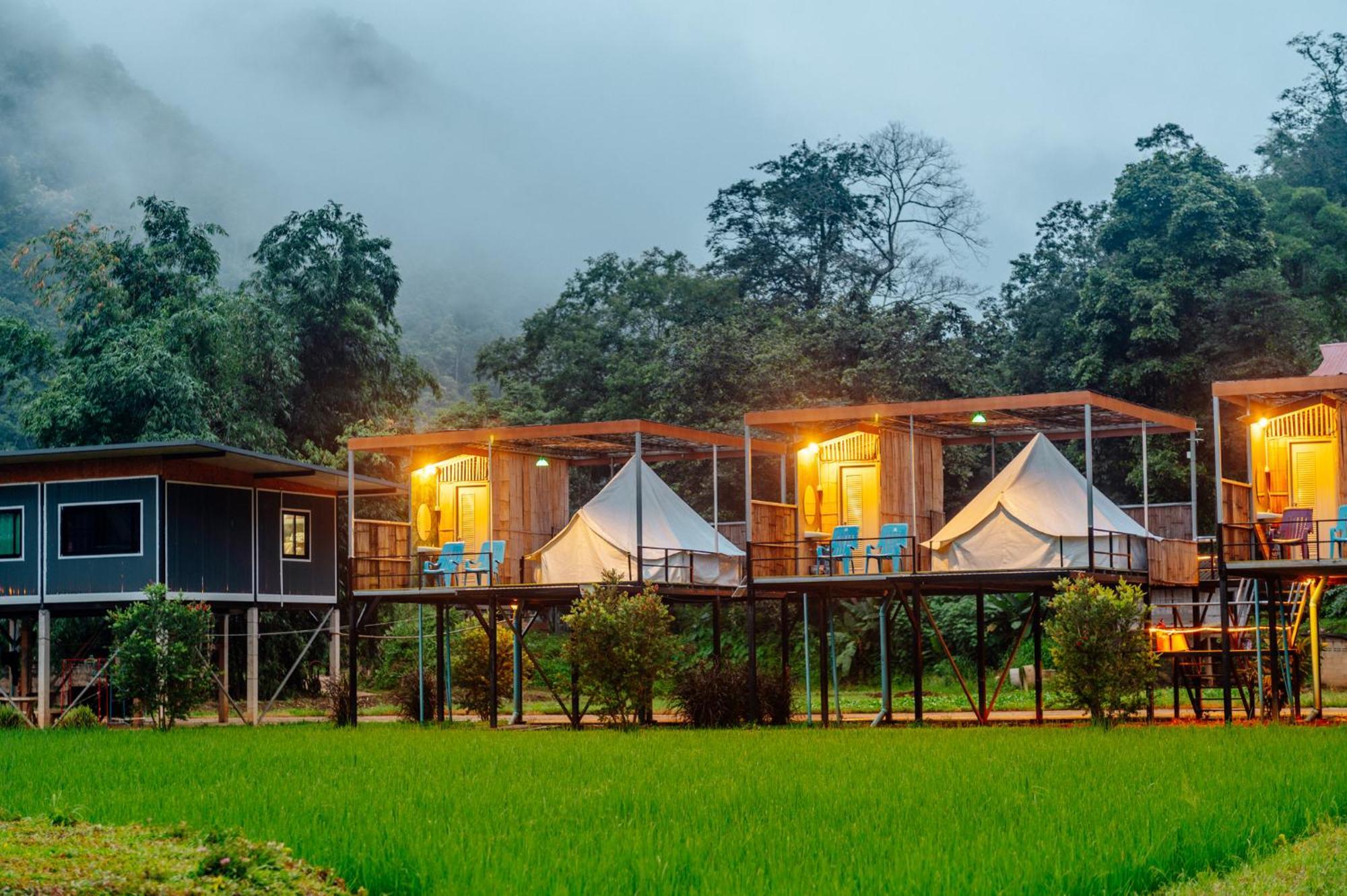 Hotel เนเจอร์วัลเล่ย์แคมป์ ปางมะผ้า Exterior foto